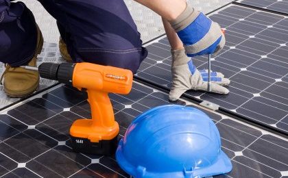 View Multiple Building Solar Panel Installation View Multiple Building Solar Panel Installation